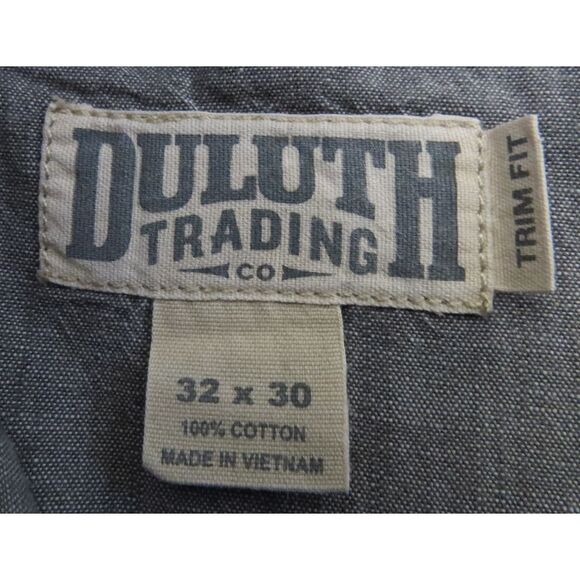 Duluth Trading Co Men's Ballroom Fit Trim Pants  32/30   Olive Green GUC - Picture 15 of 16